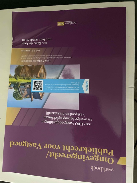 9789083285931-Werkboek-Omgevingsrechtpubliekrecht-voor-vastgoed-