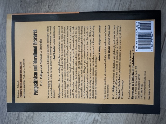 9780847691227-Postpositivism-and-Educational-Research