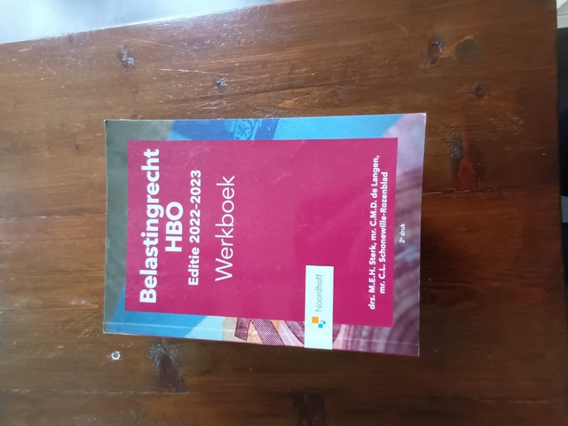9789001754235-Belastingrecht-HBO-2022-2023-Werkboek