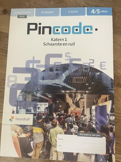 9789001753832-Pincode-vwo-katern-1-Schaarste-en-Ruil-Leerwerkboek-Flex