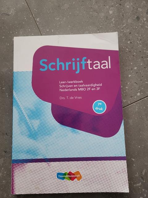 9789006487695-Schrijftaal-Nederlands-MBO-2F-en-3F-Leerwerkboek