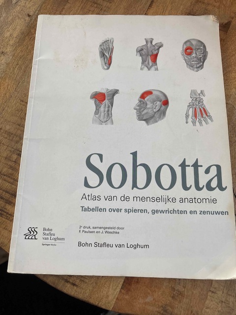 9789031390748-Sobotta-Tabellen-over-spieren-gewrichten-en-zenuwen