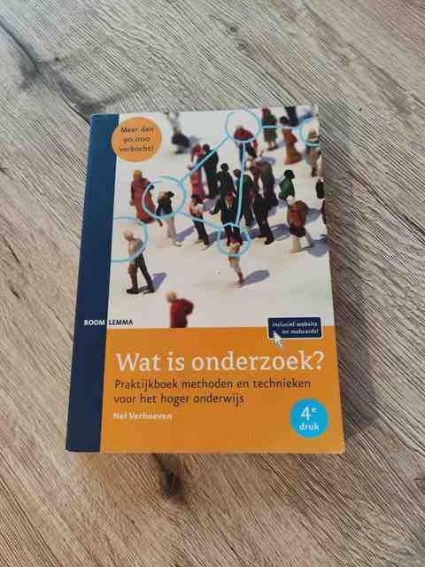 9789059316713-Wat-is-onderzoek-Methoden-en-technieken-voor-het-Hoger-Onderwijs-Praktijkboek