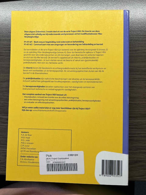 9789006953527-Traject-Combipakket-Niveau-4-ziekenhuis-2-Theorieboek