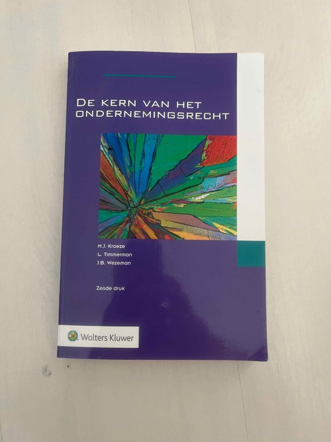 9789013164336-De-kern-van-het-ondernemingsrecht