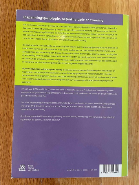 9789031387328-Inspanningsfysiologie-oefentherapie-en-training