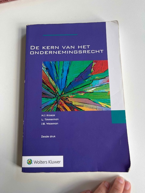 9789013164336-De-kern-van-het-ondernemingsrecht