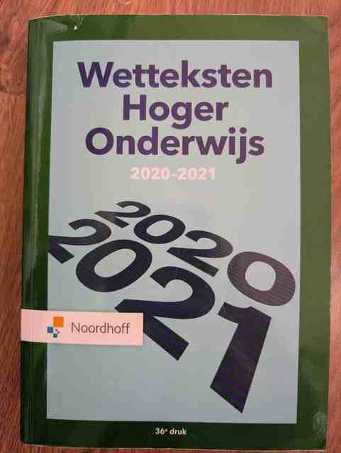 9789001593285-Wetteksten-Hoger-Onderwijs-2020-2021