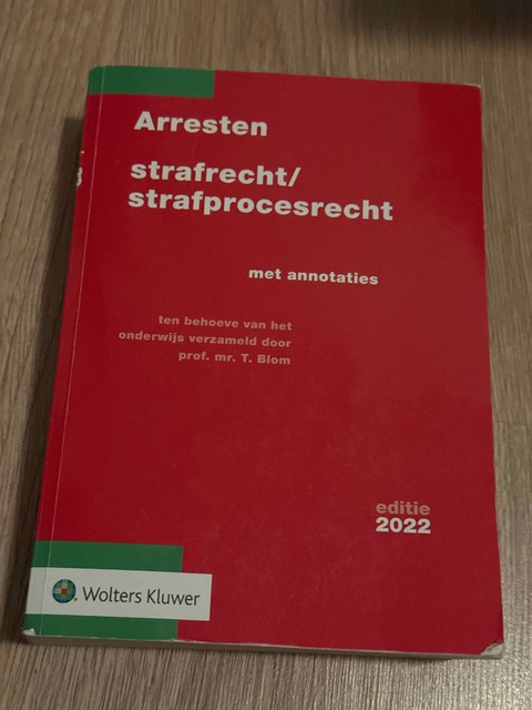 9789013167337-Arresten-strafrechtstrafprocesrecht-2022