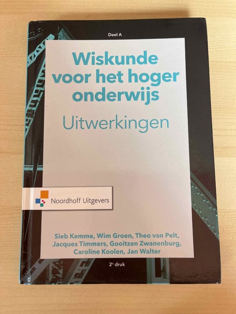 9789001888169-Wiskunde-voor-het-hoger-onderwijs-uitwerkingen-deel-A