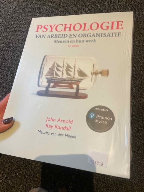 9789043036917-Psychologie-van-arbeid-en-organisatie-6e-editie-met-MyLab-NL-toegangscode