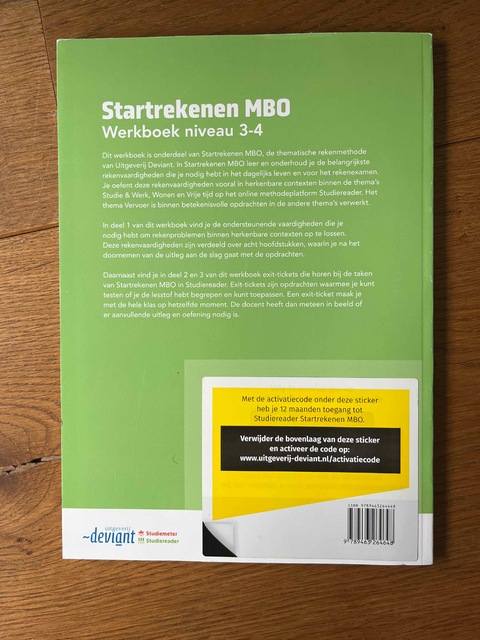 9789463264648-Studiereader-Startrekenen-MBO-niveau-3-en-4-Werkboek