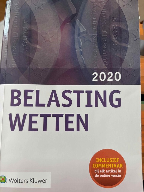 9789013157659-Belastingwetten-2020