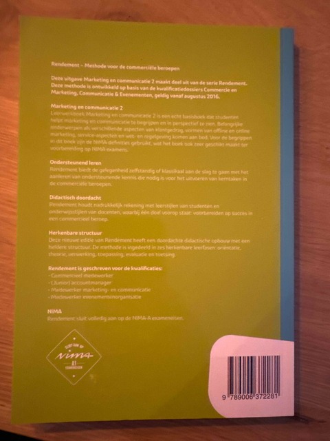 9789006372281-Marketing-communicatie-Niveau-34-deel-2-Leerwerkboek