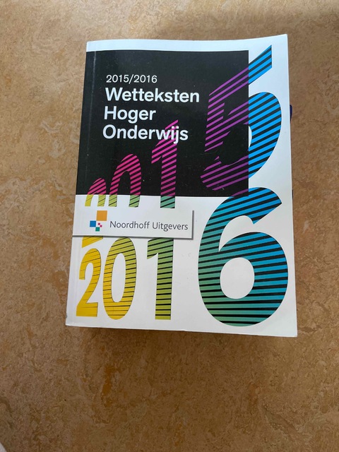 9789001846114-Wetteksten-hoger-onderwijs-Editie-2015-2016