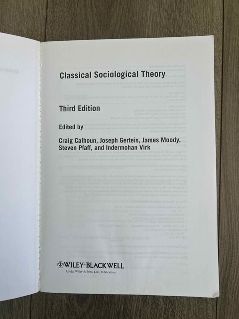 9780470655672-Classical-Sociological-Theory