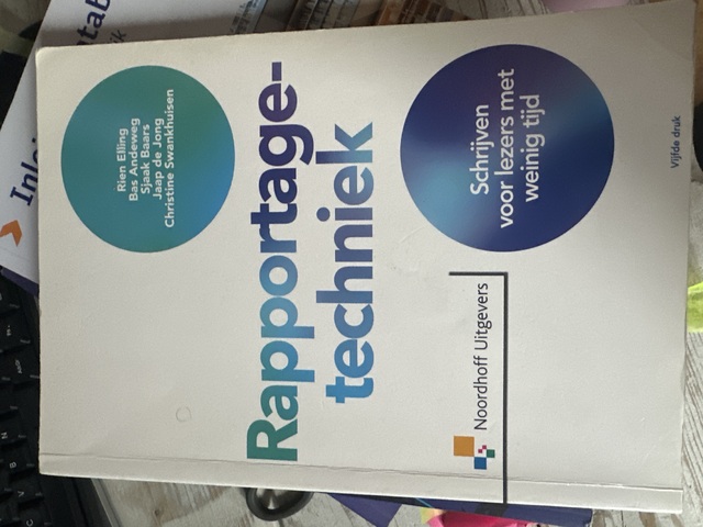 9789001841744-Rapportagetechniek