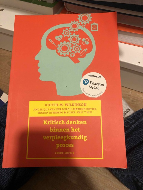 9789043037105-Kritisch-denken-binnen-het-verpleegkundig-proces-6e-editie-met-MyLab-NL-toegangscode