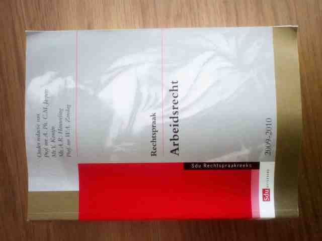 9789012381765-Rechtspraak-Arbeidsrecht-2009--2010