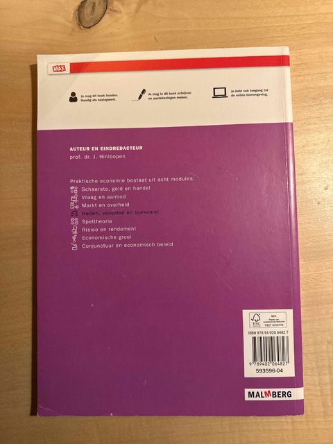 9789402064827-Praktische-Economie--MAX-4-Heden-verleden-en-toekomst-leerjaar-456-vwo