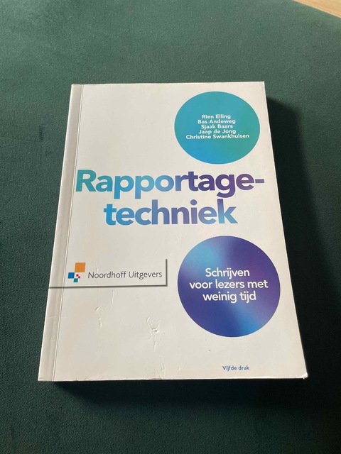 9789001841744-Rapportagetechniek