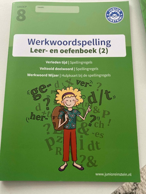 9789492265463-Werkwoordspelling-2-spellingsoefeningen-verleden-tijd-en-voltooid-deelwoord-groep-8-leer-en-oefenboek