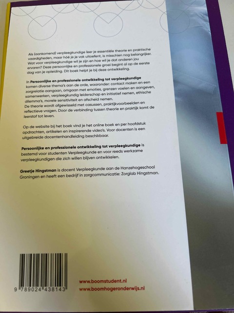 9789024438143-Persoonlijke-en-professionele-ontwikkeling-tot-verpleegkundige