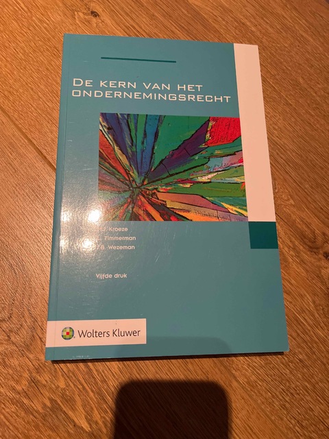 9789013151800-De-kern-van-het-ondernemingsrecht