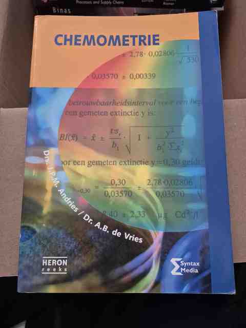9789077423530-Chemometrie