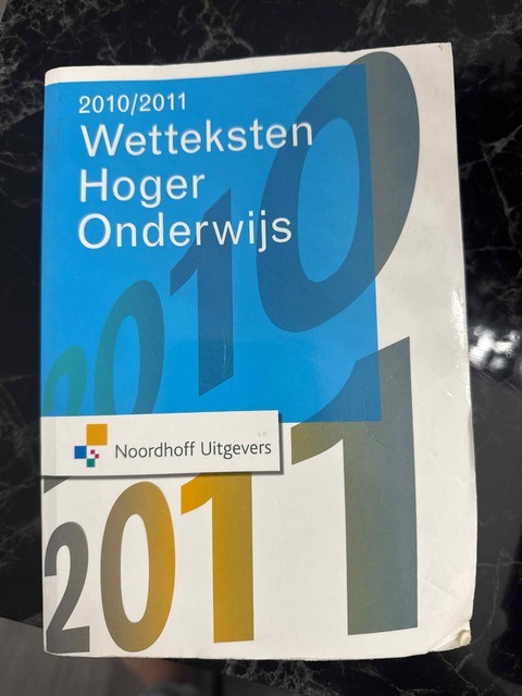 9789001780074-Wetteksten-Hoger-Economisch-Onderwijs-2010-2011