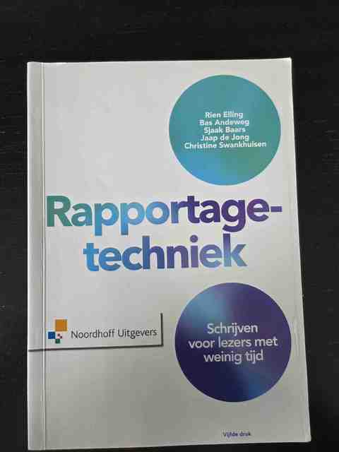 9789001841744-Rapportagetechniek