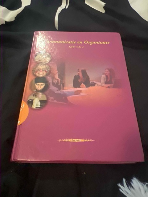9789085241508-Communicatie-en-organisatie-SAW-3-en-4