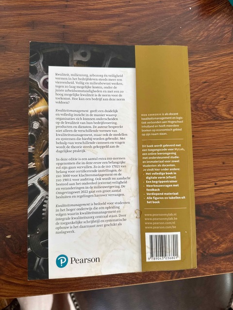 9789043036801-Kwaliteitsmanagement-4e-editie-met-MyLab-NL-togangscode
