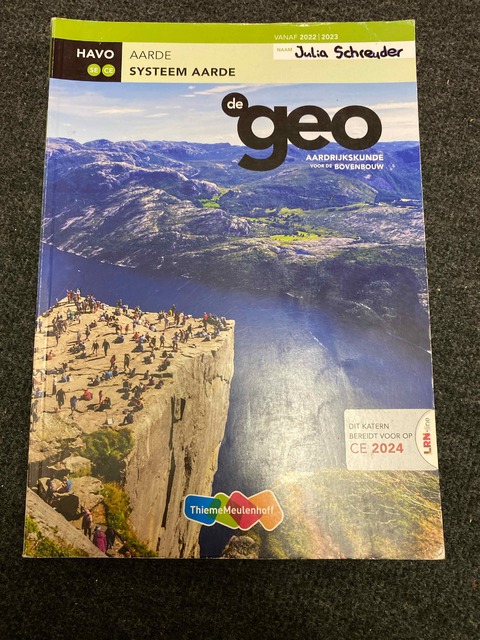 9789006955675-De-Geo-LRN-line-CE-2024-boek-havo-Systeem-aarde