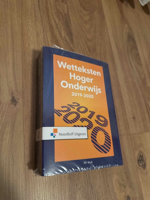 9789001899820-Wetteksten-hoger-onderwijs-2019-2020