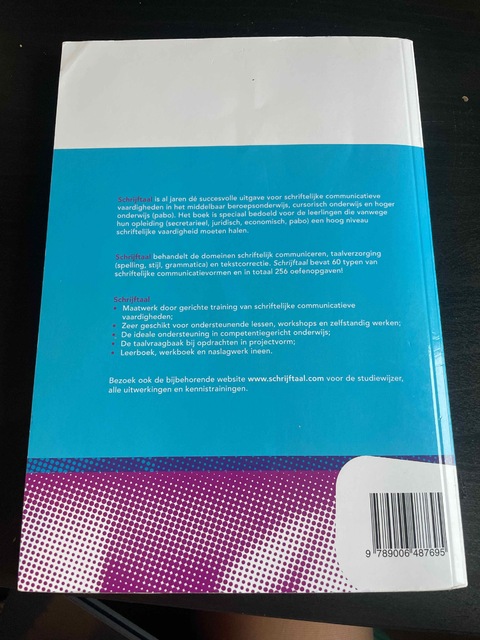 9789006487695-Schrijftaal-Nederlands-MBO-2F-en-3F-Leerwerkboek