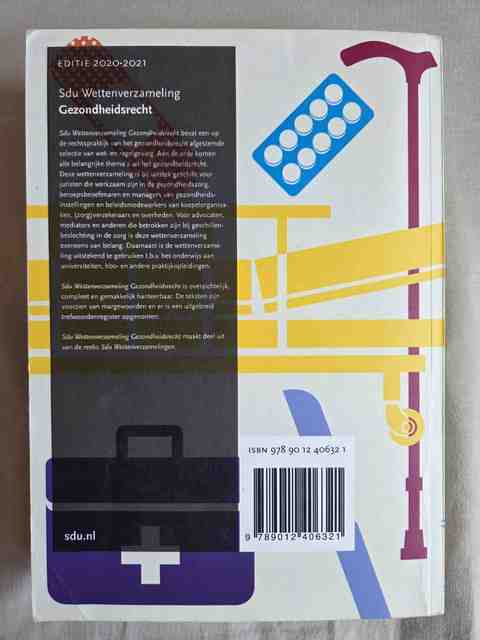 9789012406321-Sdu-Wettenverzameling-Gezondheidsrecht.-Editie-2020-2021