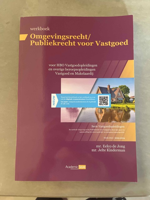 9789083285931-Werkboek-Omgevingsrechtpubliekrecht-voor-vastgoed-