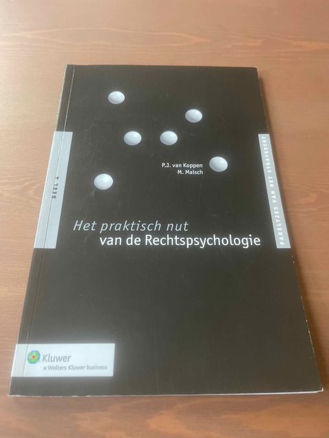 9789013054675-Het-praktisch-nut-van-de-rechtspsychologie