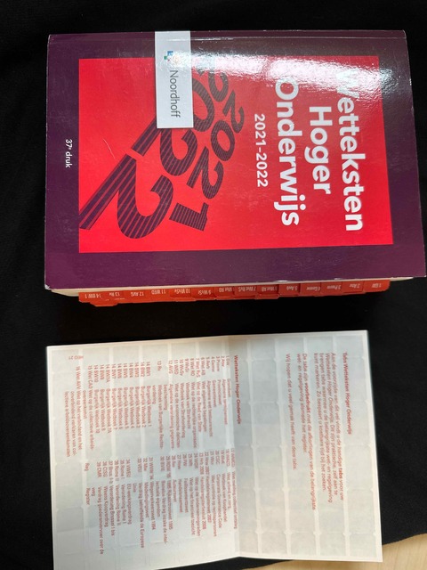 9789001747671-Wetteksten-hoger-onderwijs-2021-2022