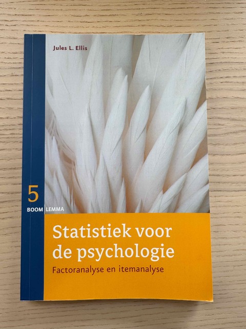 9789059319752-Statistiek-voor-de-psychologie-factor-en-itemanalyse