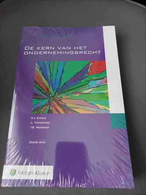 9789013164336-De-kern-van-het-ondernemingsrecht