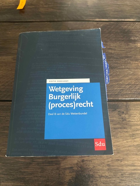 9789012406161-Sdu-Wettenbundel-Burgerlijk-procesrecht.-Editie-2020-2021