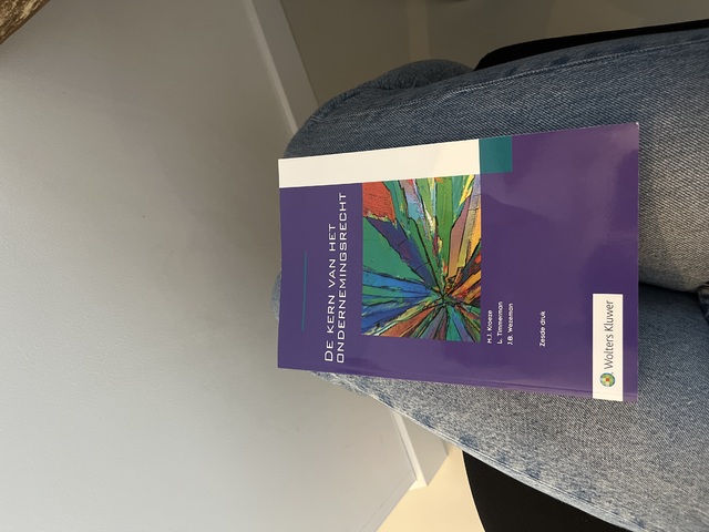 9789013164336-De-kern-van-het-ondernemingsrecht