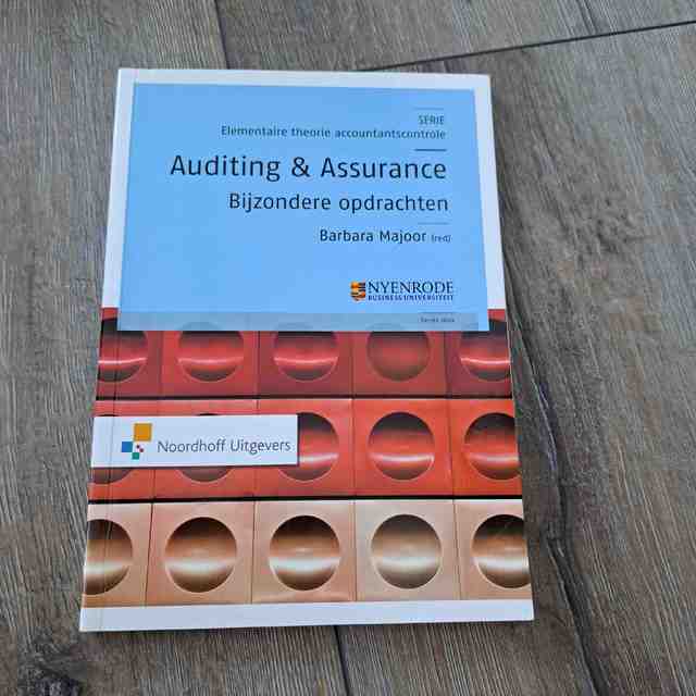 9789001803209-Auditing-en-assurance-Bijzondere-opdrachten