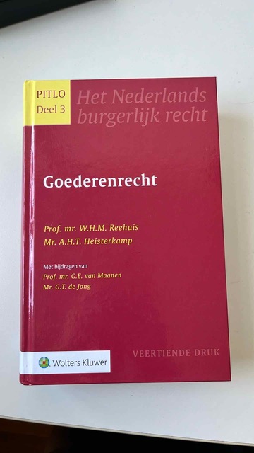 9789013143874-Pitlo-3--Goederenrecht