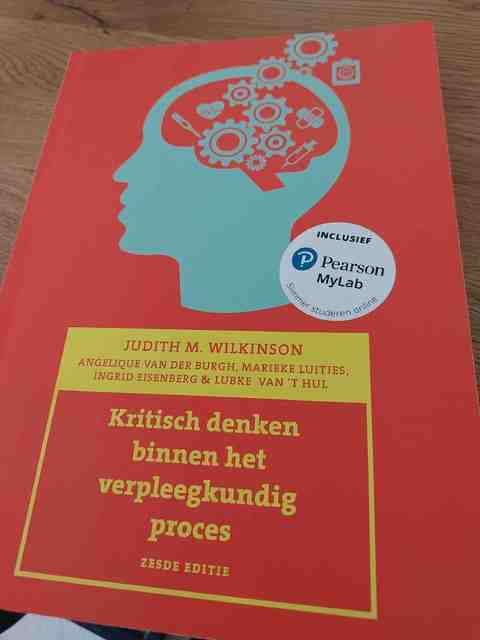 9789043037105-Kritisch-denken-binnen-het-verpleegkundig-proces-6e-editie-met-MyLab-NL-toegangscode