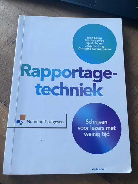 9789001841744-Rapportagetechniek