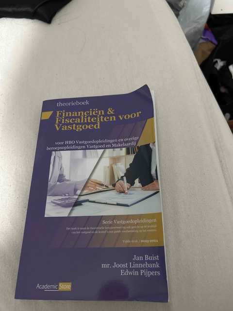9789083285986-Theorieboek-Fanancien-Fiscaliteiten-voor-Vasgoed