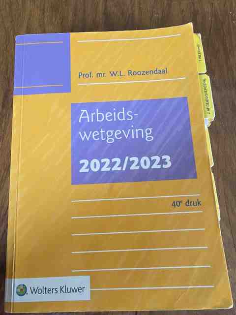 9789013167252-Arbeidswetgeving-20222023